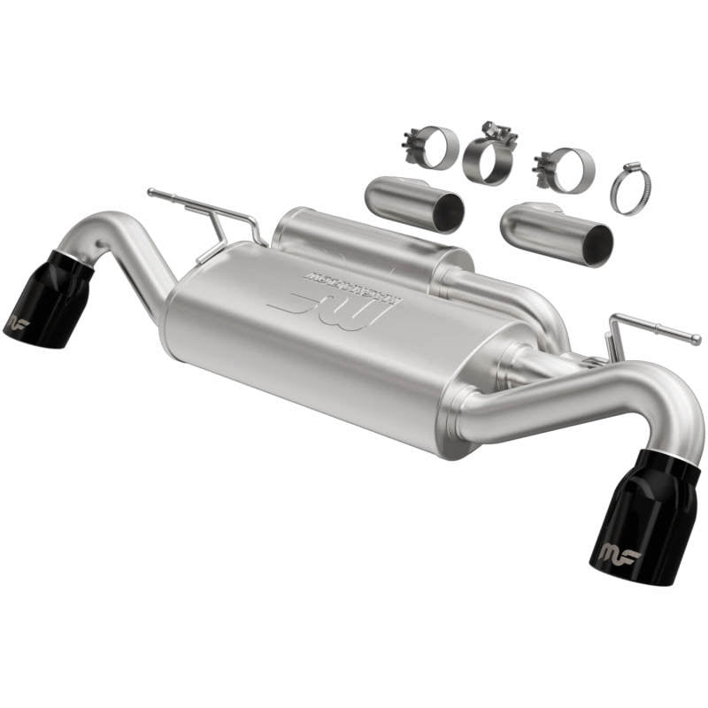 Magnaflow 2021 Ford Bronco Sport Street Series Cat-Back Performance Exhaust System components for offroad performance upgrades.