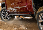 N-Fab Predator Pro Step System 14-18 Toyota 4 Runner SUV 4 Door Gas - Tex Black on offroad terrain