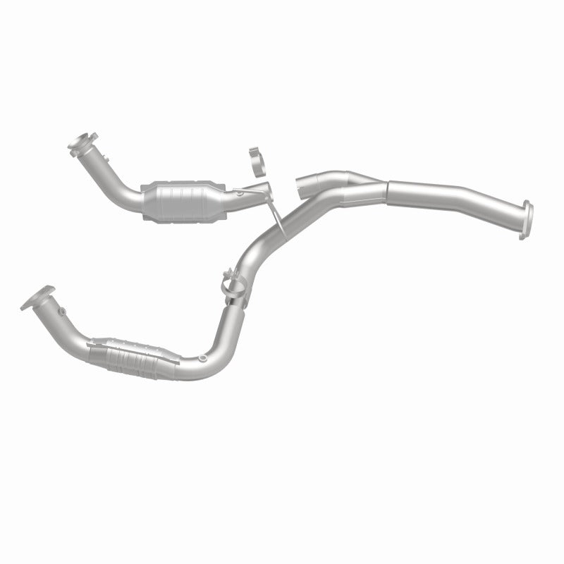 MagnaFlow Conv Direct Fit 11-16 Chevrolet Silverado 2500HD/3500HD / GMC Sierra 2500HD/3500HD exhaust system layout.