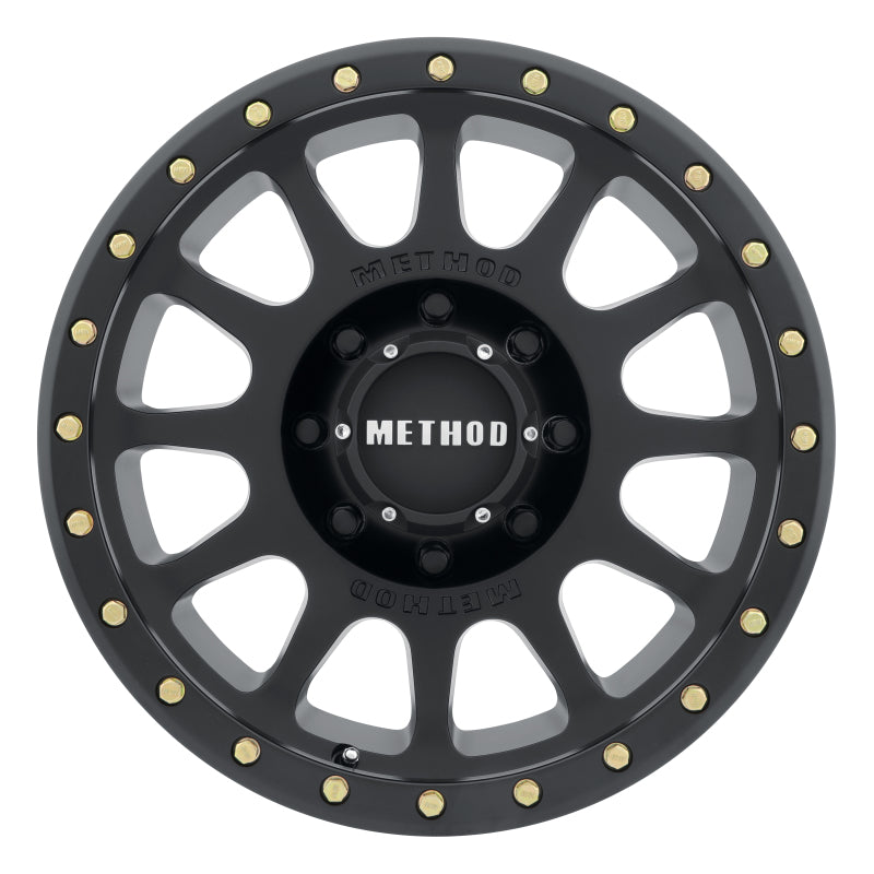 Method MR305 NV 17x8.5 0mm Offset 8x6.5 130.81mm CB Matte Black Wheel Secondary image