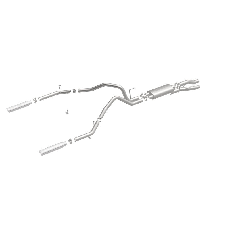 MagnaFlow SYS C/B 09 F-150 EC-CC/SB dual splt exhaust system parts for trucks