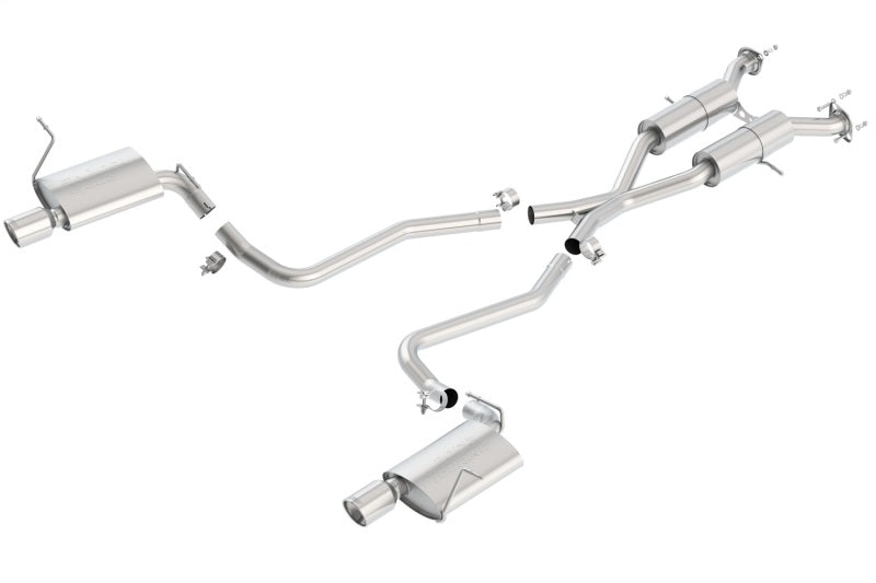 Borla 11-16 Jeep Grand Cherokee Limited/Laredo 5.7L 8cyl 4WD/RWD SS Catback Exhaust system components
