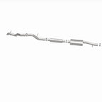MagnaFlow 12-18 Jeep Wrangler 2.5in Overland Series Cat-Back Exhaust components for offroad performance upgrades.