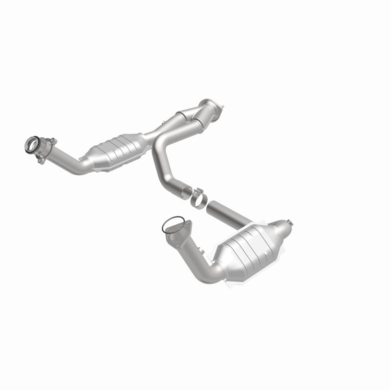 MagnaFlow Conv DF 02-06 Cadillac Escalade / 02-06 Chevy Avalanche 5.3L Dual Conv Y-Pipe Assembly 2WD for offroad performance