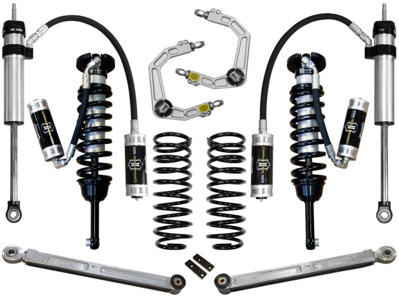 ICON 03-09 Toyota 4Runner/FJ 0-3.5in Stage 5 Suspension System w/Billet Uca components for offroad performance upgrades