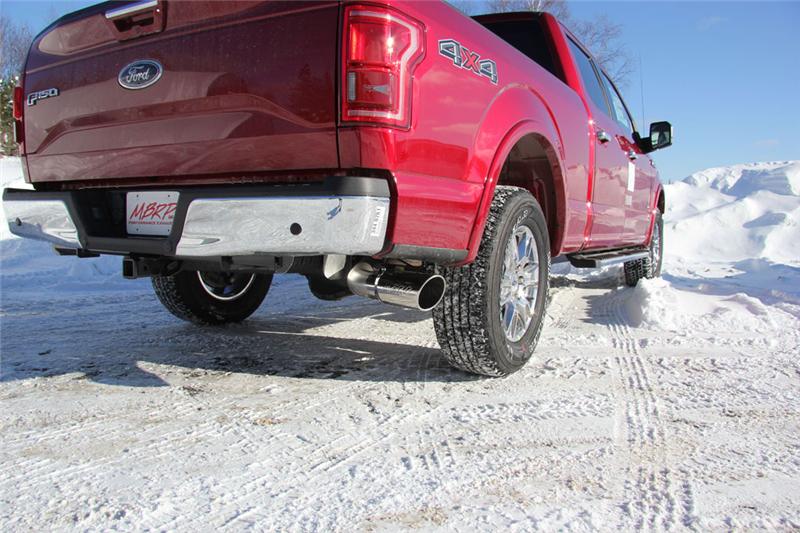 MBRP 2015 Ford F-150 2.7L / 3.5L EcoBoost 4in Cat Back Single Side T409 Exhaust System Secondary image