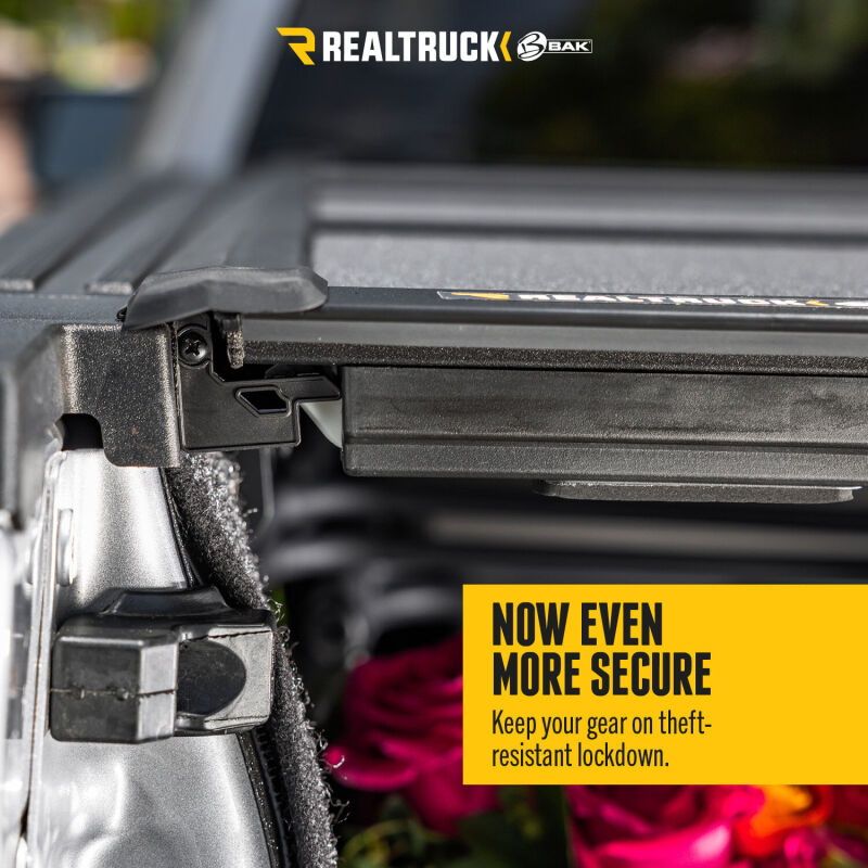 BAK 07-20 Toyota Tundra 6ft 6in Bed BAKFlip MX4 Matte Finish secure lockdown feature