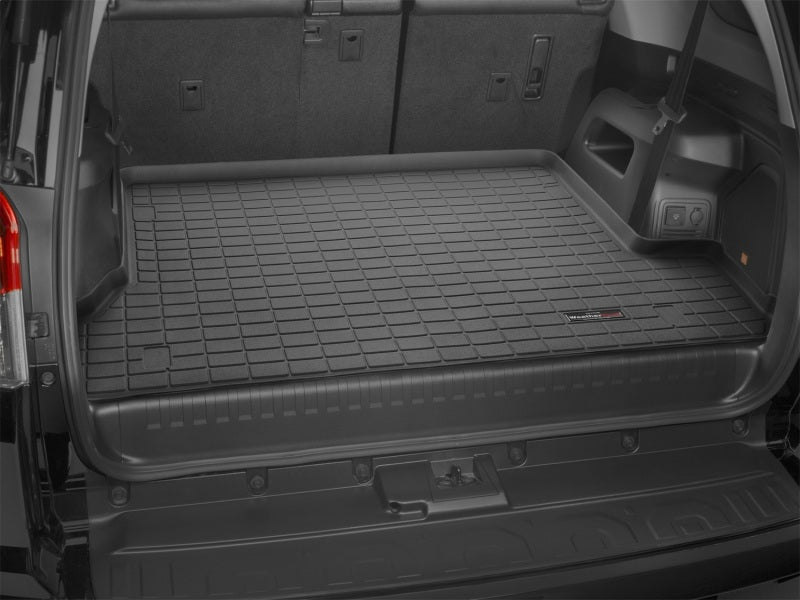 WeatherTech 10+ Toyota 4Runner Cargo Liners - Black for ultimate trunk protection from spills and dirt.