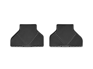 WeatherTech 07-13 BMW X5 Rear Rubber Mats - Black detail