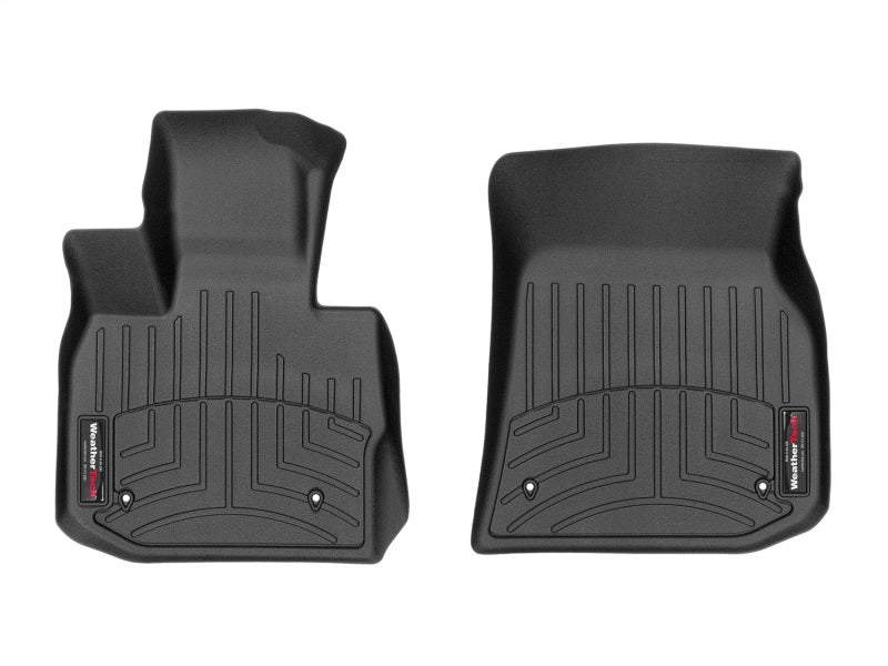 WeatherTech 2018+ BMW X3 Front FloorLiner - Black for durability