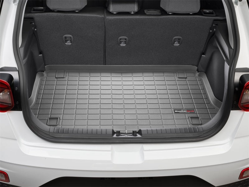 WeatherTech 2020+ Hyundai Venue Cargo Liners - Grey Secondary image