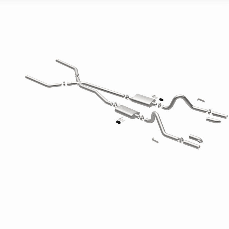 MagnaFlow SYS C/B 67-70 Mustang 2.50inch w/Tru-X exhaust system parts