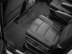 WeatherTech 2021+ Cadillac Escalade Rear FloorLiner HP - Black interior view