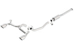 Borla 09-15 Mitsubishi Lancer Ralliart 2.0L 4cyl MT 6spd AWD Catback Exhaust with dual tips