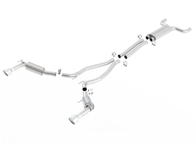 Borla 14-15 Chevy Camaro SS / ZL1 SS Single Catback Exhaust System w/ Single Rear Exit Secondary image