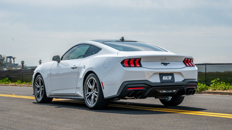 Borla 2024 Ford Mustang Ecoboost 2.3L ATAK Catback Exhaust Black Chrome w/ Quad Tip - Non-Active Secondary image
