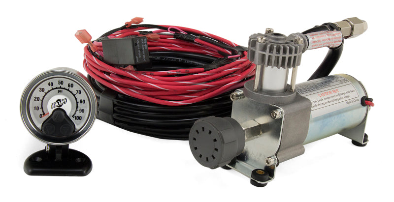 Air Lift Load Controller Single Heavy Duty Compressor kit and gauge for offroad parts.