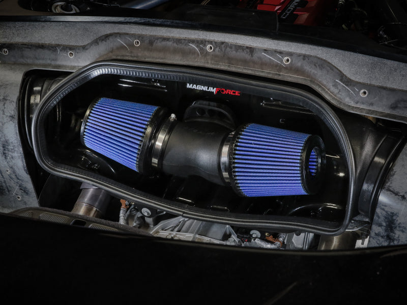 aFe 20-23 Chevy Corvette C8 Magnum FORCE Stage-2 Cold Air Intake w/ Pro 5R Filters Secondary image