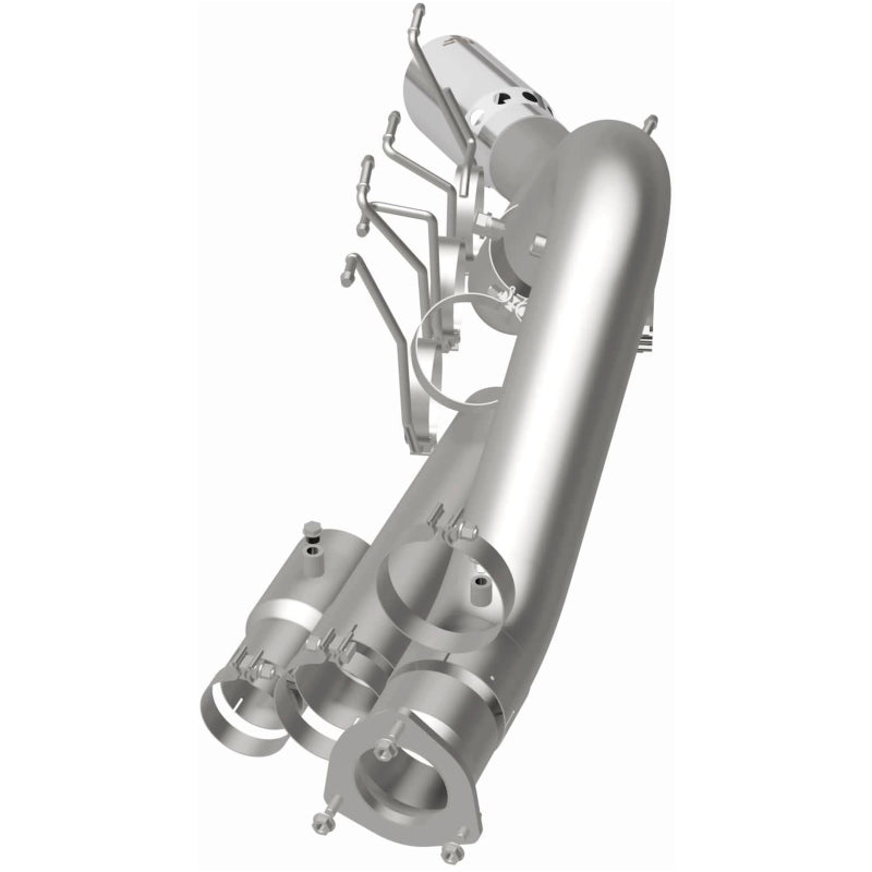 MagnaFlow 2024+ Chevy Silverado 2500HD/3500HD Pro Series Filter-Back Performance Exhaust components in stainless steel