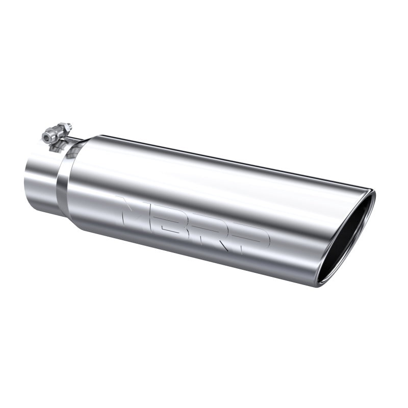 MBRP Universal 5in OD Angled Rolled End 4in Inlet 18in Length T304 Exhaust Tip Secondary image