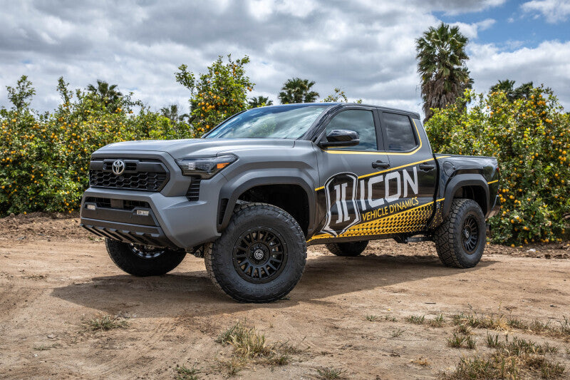 ICON 2024+ Toyota Tacoma 2.5in VS lR Coilover Kit with offroad tires