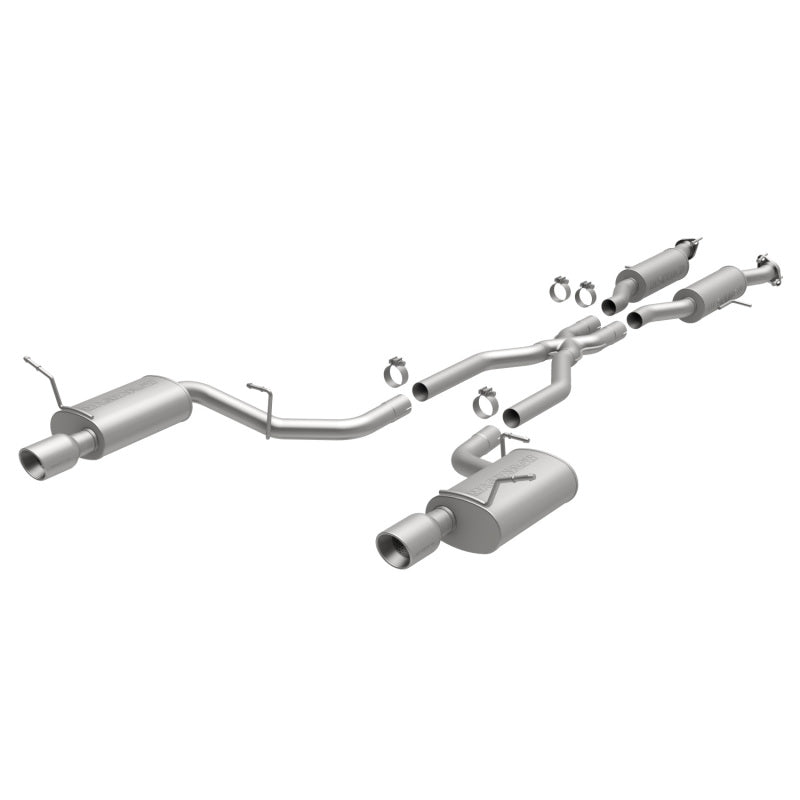 MagnaFlow 11-12 Dodge Durango V8 5.7L Dual Split Rear Exit Stainless Cat Back Performance Exhaust Secondary image