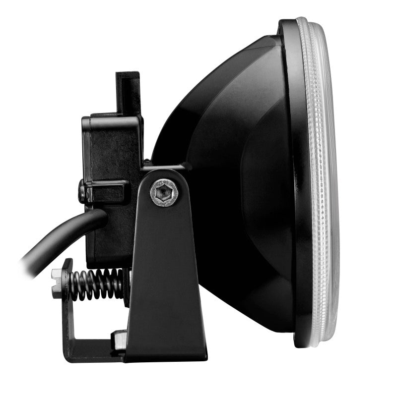 KC HiLiTES 4in. Gravity G4 LED Light 10w SAE/ECE Clear Fog Beam (Single) side view for offroad lighting.