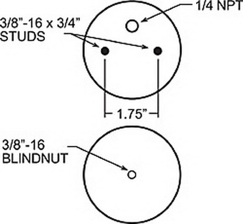 Firestone Ride-Rite Replacement Bellow 267C diagram for installation