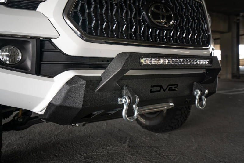 DV8 Offroad 2016+ Toyota Tacoma Center Bumper with winch mounts
