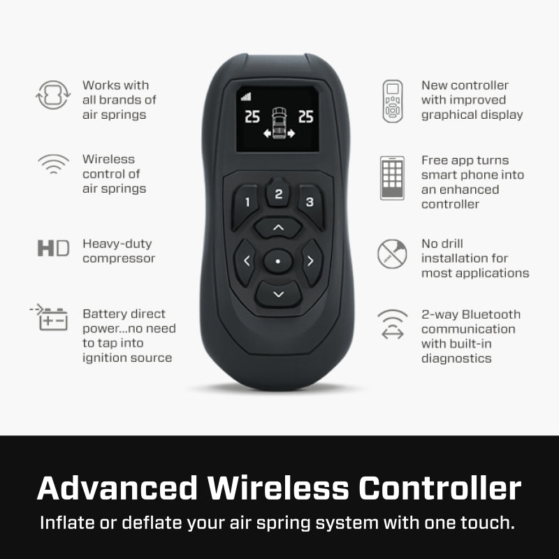 Air Lift Wireless Air Tank Kit w/ EZ Mount advanced controller