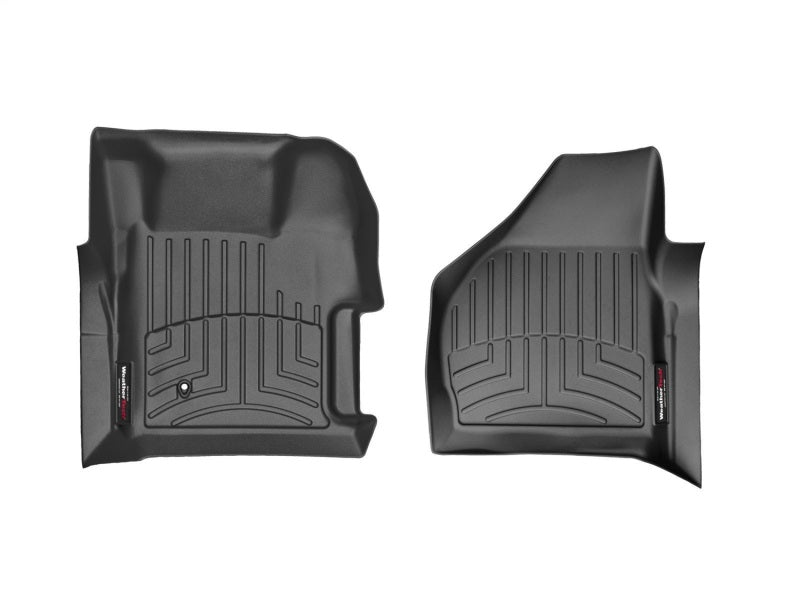 WeatherTech 08-10 Ford F250/F350/F450/F550 Super Duty Regular Cab Front FloorLiner - Black Secondary image