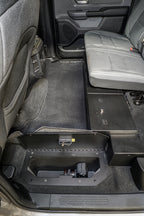 Tuffy Infloor Lid W/ Keyed Lock For Ram Trucks Crew Cab installed interior view