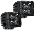 Rigid Industries D-Series Midnight Edition - Spot - Set of 2 for offroad lighting and electrical.