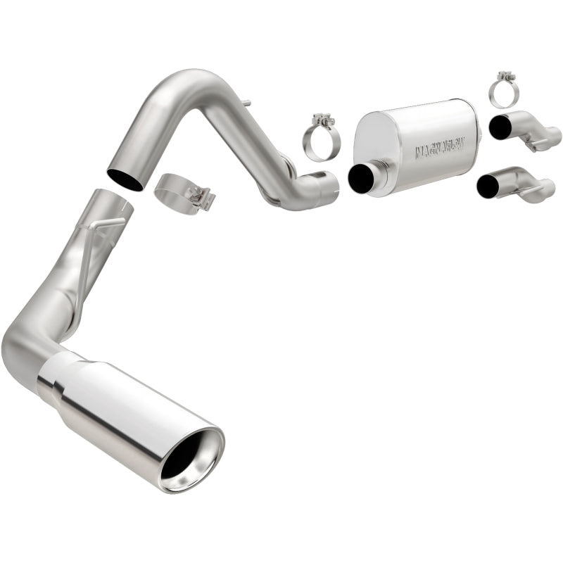 MagnaFlow 11 Ford F-150 3.7L/5.0L/6.2L SS Catback Exhaust Single Rear Side Exit w/ 4in SS Tips Secondary image