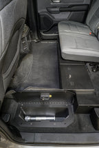 Tuffy Infloor Lid W/ Keyed Lock For Ram Trucks Crew Cab installed in truck