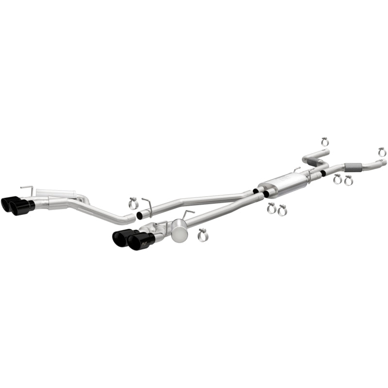 MagnaFlow 20-21 Ford Explorer 3.0L V6 Dual Exit Quad Black Chrome Tip Street Series Cat-Back Exhaust Secondary image