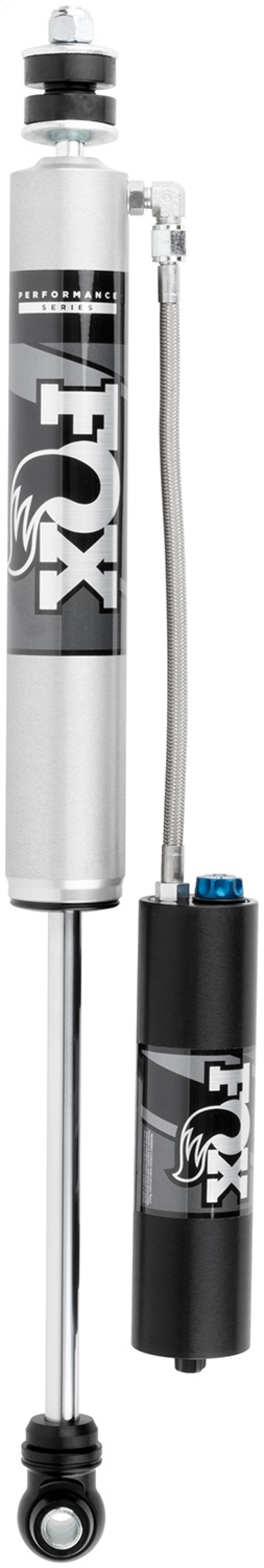 Fox 2005+ Ford Super Duty 2.0 Perf Series 9.6in Smooth Body Remote Res. Front Shock - CD Adj. for offroad performance upgrades