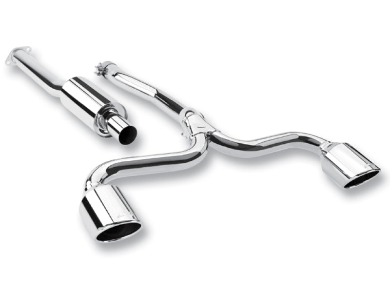 Borla 08-14 Mitsubishi EVO X Catback Exhaust system for performance offroad upgrades.