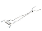 Borla 2017 Infiniti Q60S 3.0T V6 S Type Catback Exhaust system with precision engineering.
