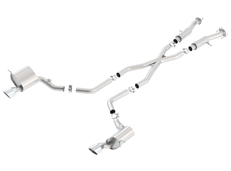 Borla 2015 Jeep Grand Cherokee SRT8 ATAK Dual Round Rolled Exit Catback Exhaust Secondary image