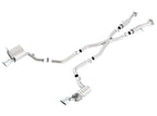 Borla 2015 Jeep Grand Cherokee SRT8 ATAK Dual Round Rolled Exit Catback Exhaust system for offroad performance upgrades