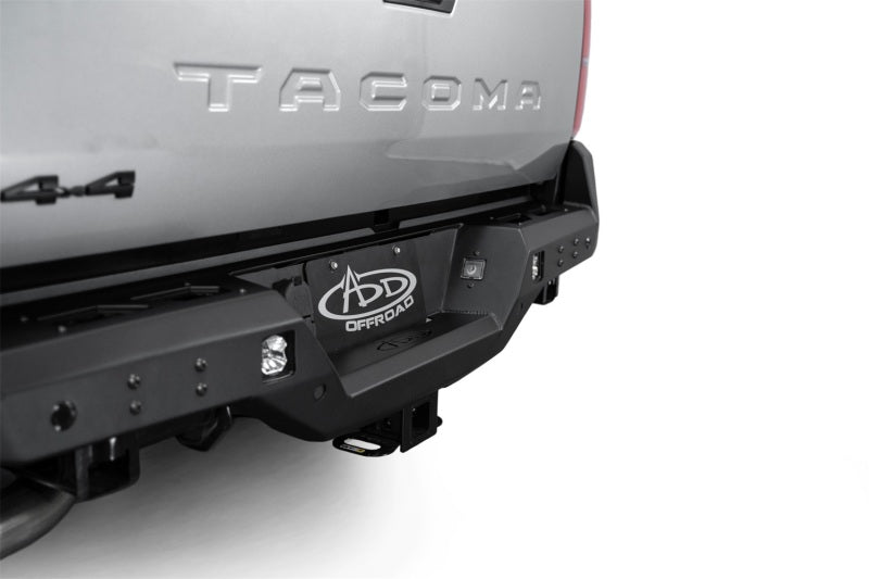 Addictive Desert Designs 2024 Toyota Tacoma Stealth Rear Bumper for offroad performance upgrades.