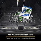 3D MAXpider 2005-2015 Nissan Xterra Kagu Cargo Liner - Black for all weather protection against spills and messes.