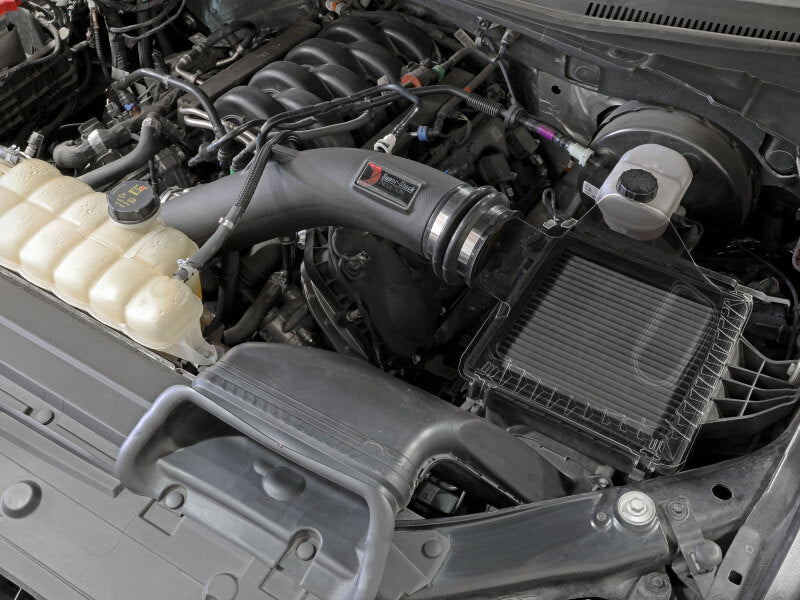 aFe Super Stock Induction System Pro Dry S Media 15-20 Ford F-150 V8-5.0L Secondary image