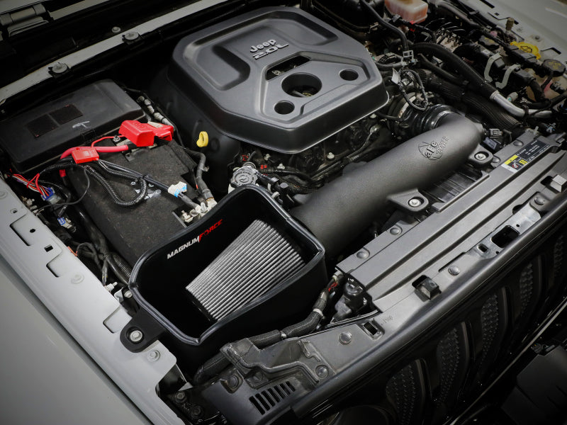 aFe Magnum FORCE Intake Stage-2 Pro Dry S Filter 18-23 Jeep Wrangler (JL) L4-2.0L (t) Secondary image