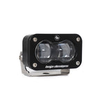 Baja Designs Universal S2 SAE Spot LED (Pair) - Clear for offroad lighting and electrical.