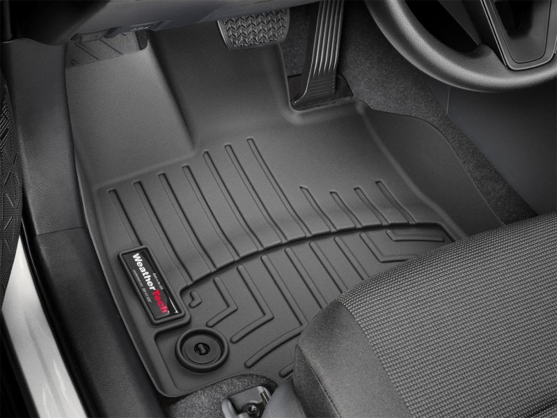 WeatherTech 2019+ Toyota Rav4 Front FloorLiner - Black installed
