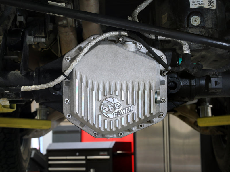 aFe 22-25 Ford Bronco Raptor V6 Rear Diff Cover - Raw w/ Machined Fins Secondary image
