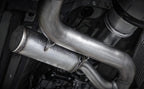 Magnaflow 2024 Toyota Tacoma Overland Series Cat-back Exhaust System close-up view of exhaust pipes