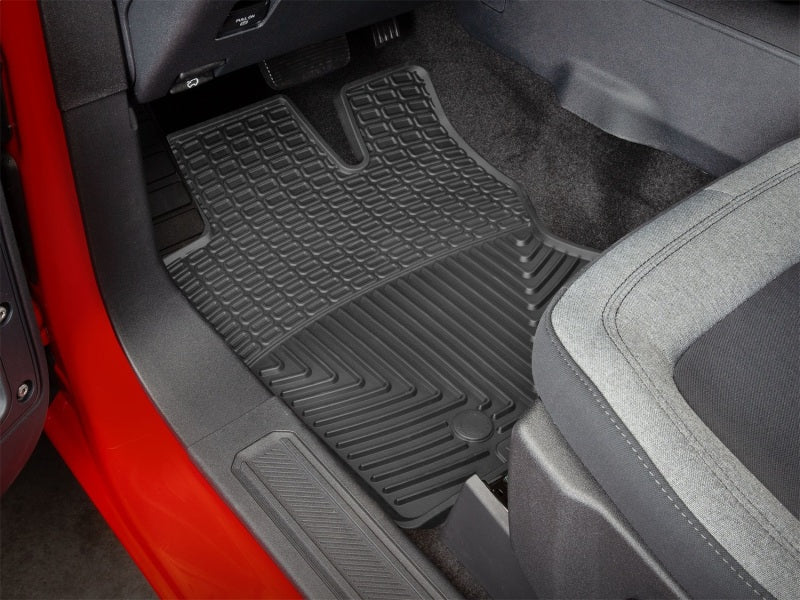 WeatherTech 2021+ Ford Bronco Front Rubber Mats - Black Secondary image